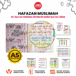al qosbah al qur'an muslimah hafazan ukuran a5
