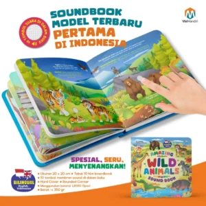 buku wild animals soundbook bersuara